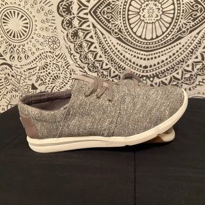 Gray Toms Cloth Shoes